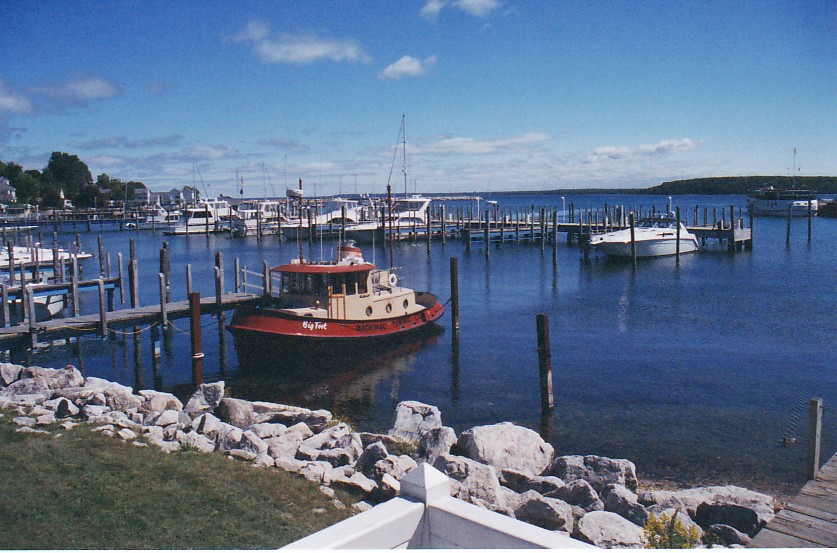 mackinac island harbour mackinac island michigan